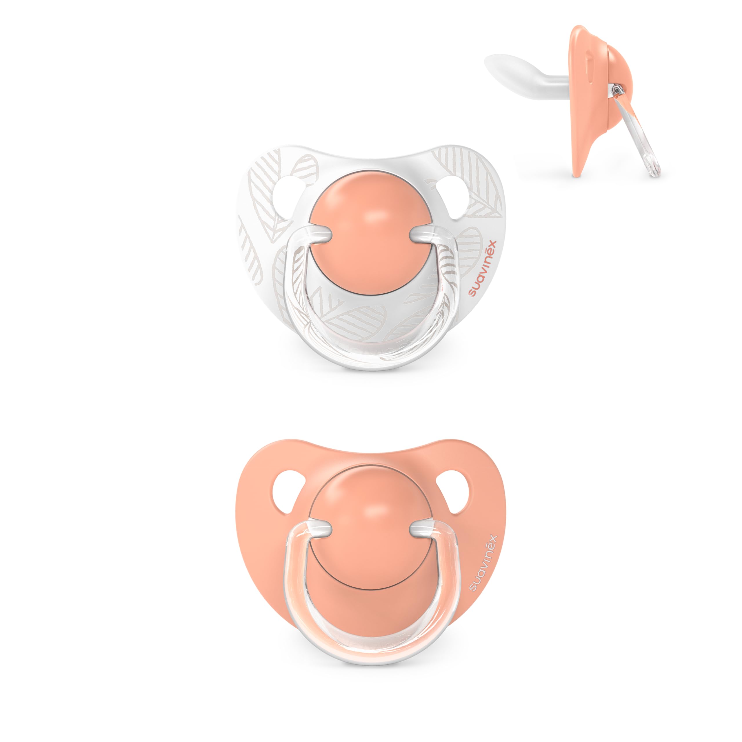 Suavinex, Pack de 2 Chupetes con Tetina Anatómica de Silicona SX Pro, para Bebés +18 Meses, Tetina más Plana y Flexible, Dreams Rosa — view 13