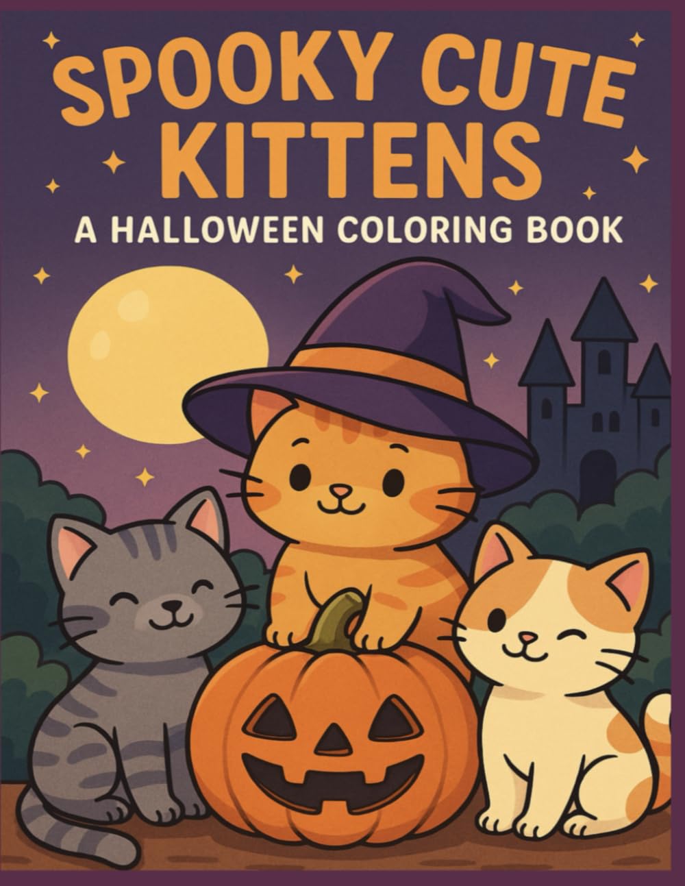 Spooky Cute Kittens: A Halloween Colouring book