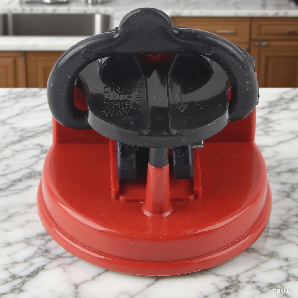 Kitchen Knife Sharpener Tungsten Steel Blades Manual Scissor Sharpener Tool with Suction Cup Knife Sharpening Tool Blade Sharpenering