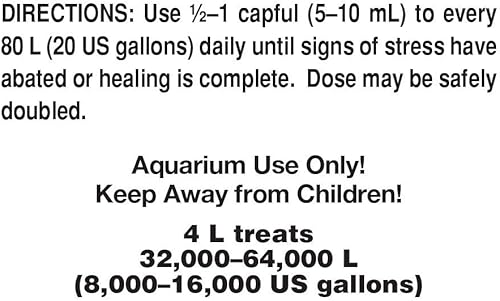 Vista 25 de Seachem Prime - Acondicionador de agua fresca y salada – Químico y desintoxicante 20 l / 5.3 gal