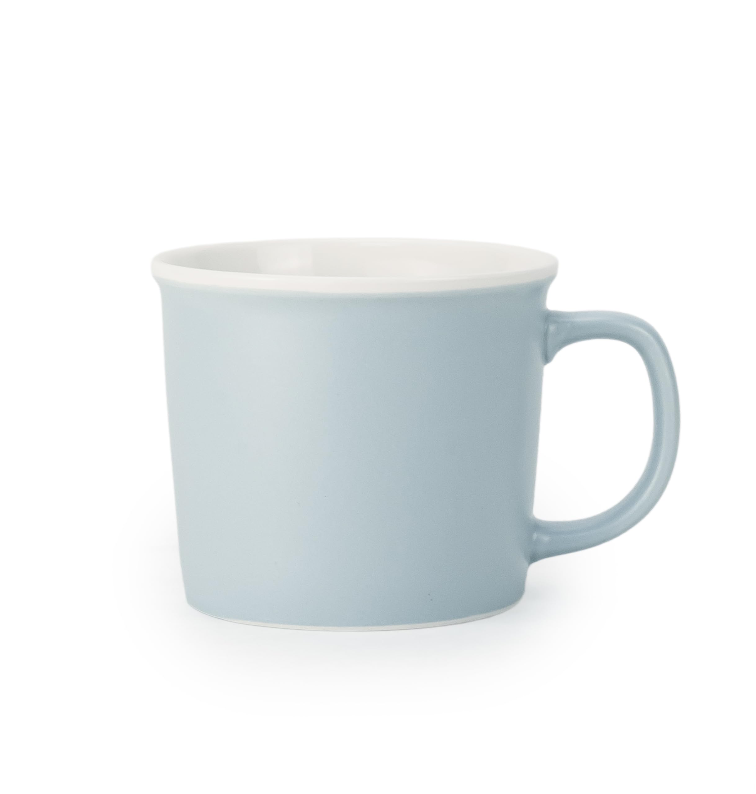 Bone China Shallow 390ml Porcelain Ceramic Cup coffee tea Mug Embossed Diamond Print Pattern Tassen â€“ 8.8x10.5cm, Cornflower Blue