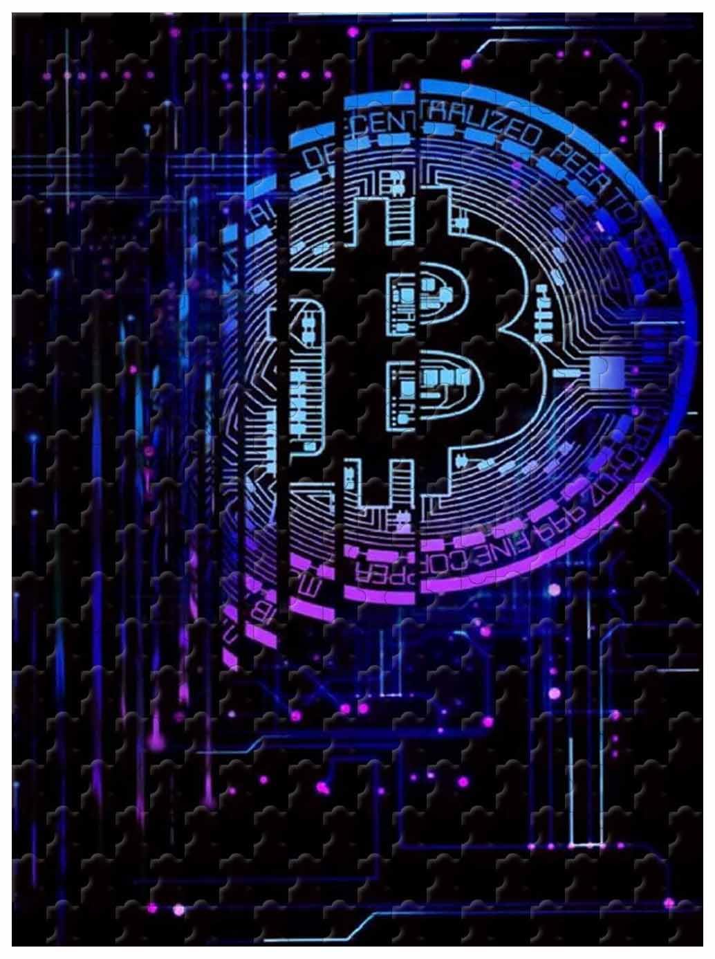 pour Adulte, Puzzle en Bois 1000 pièces, décoration de la Maison, Bitcoin  Crypto Digital75 * 50cm : Amazon.fr: Jeux et Jouets