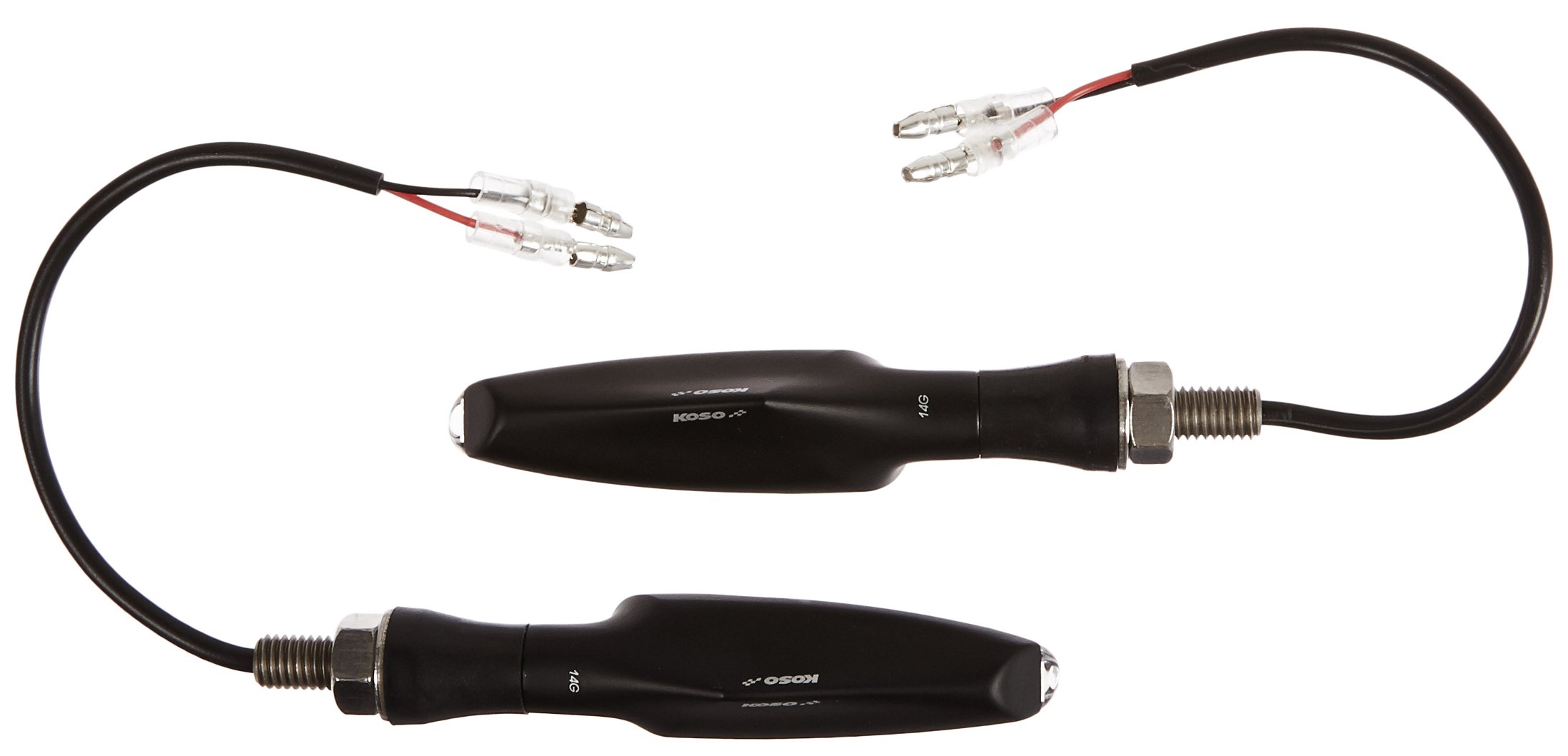 Chris Products Duece-Style Turn Signal Lamps - Rear - Dual Filament - Red Lens - Chrome 8501R