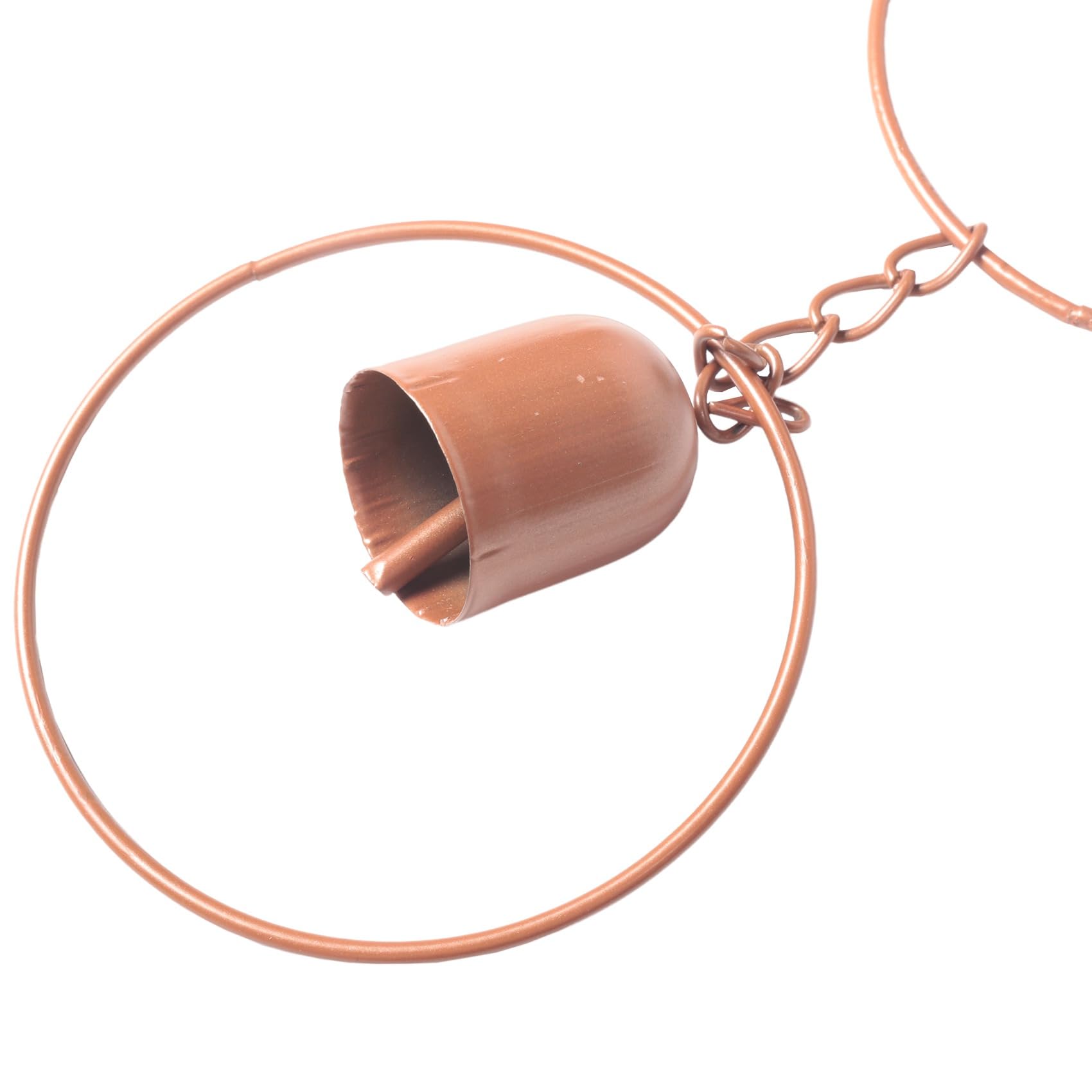Zewnętrzne wiszące łańcuchy przeciwdeszczowe, Small bell Rain Chain Garden Gift for Mum, Gutters, Rain Catcher for Downpipe with Adapter,