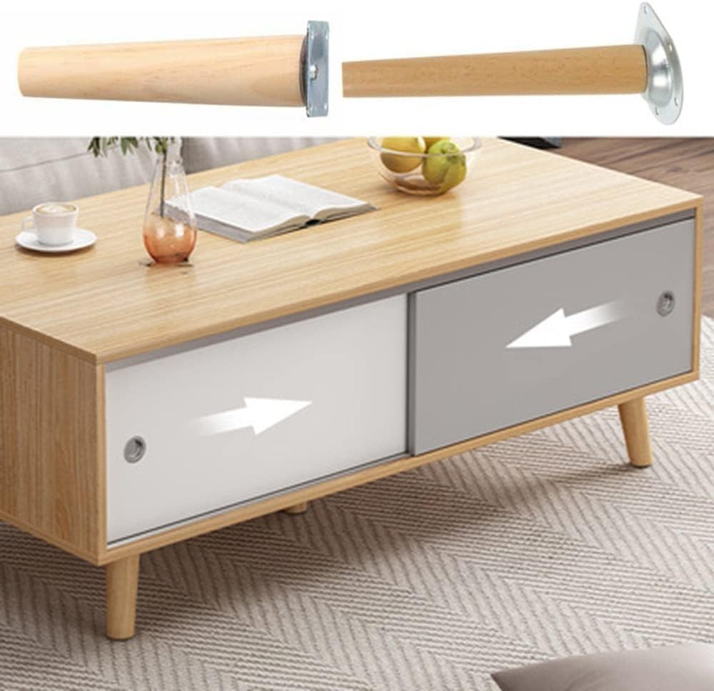 Confezione da 4 gambe for tavolo, for comodino(8CM)