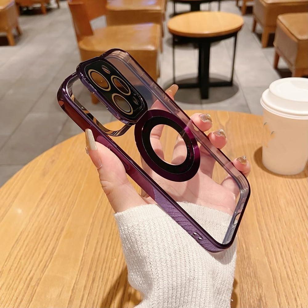 Coque antichoc iPhone 15 résolvant la casse des objectifs photo violet - 8