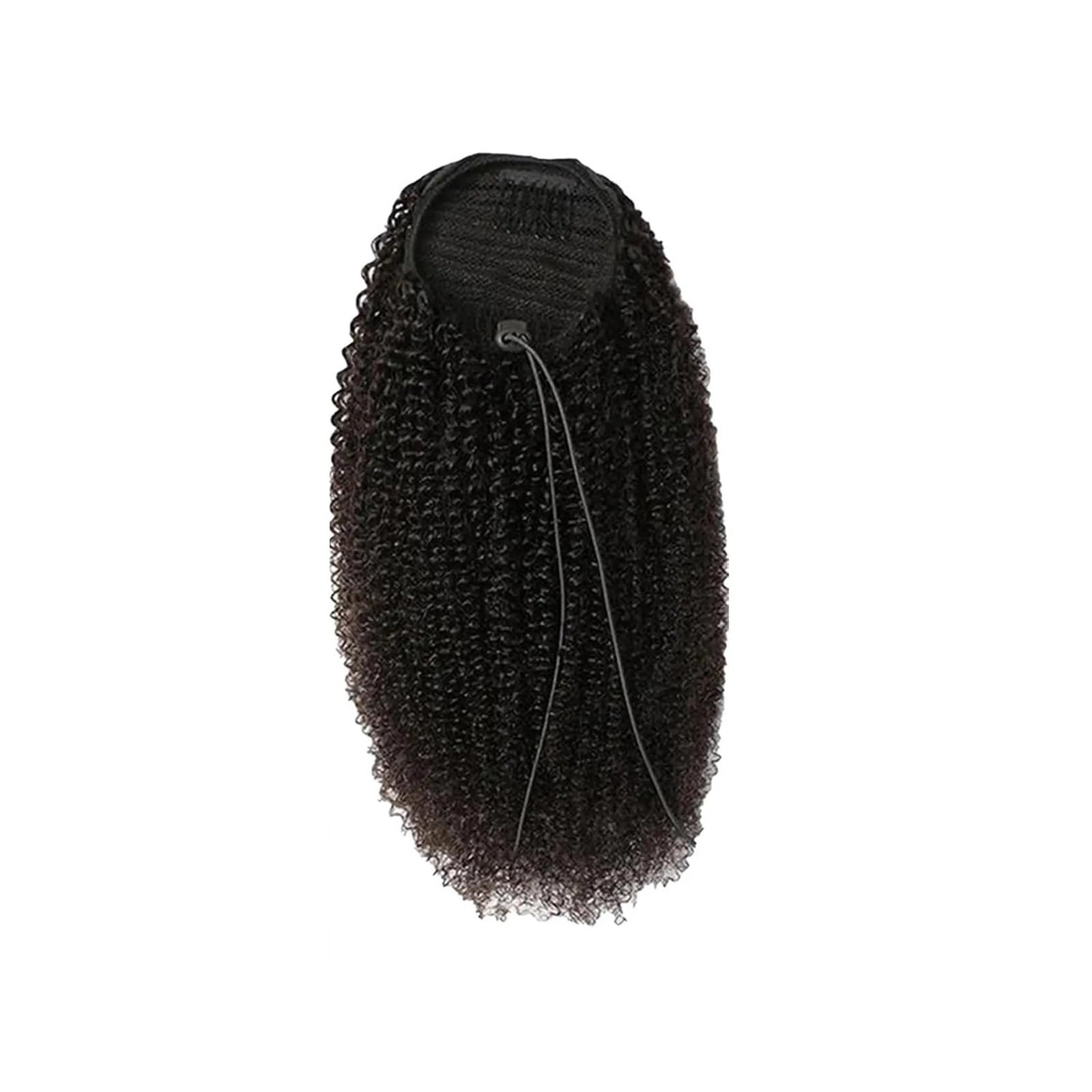 Kucyka Afro Kinky Curly Remy Extensions 4B/4C Ludzkie włosy w kucyk dla czarnoskórych kobiet Fryzura(22inches)