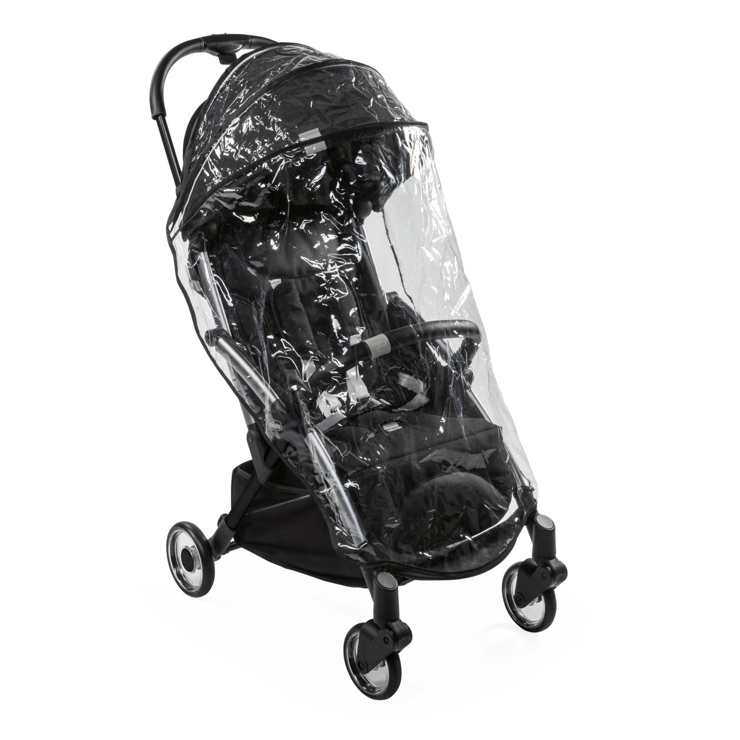 Chicco Wózek Goody Plus od 0 miesięcy do 4 lat, Samoskładający, z Rozkładaną Budką z Filtrem UV 50+ i Osłoną Przeciwdeszczową, 3-stopniową Regulacją Oparcia, Podnóżkiem