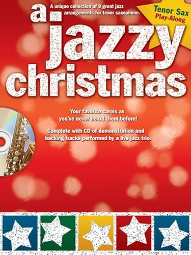 A Jazzy Christmas - Tenor Sax Book/Online Audio