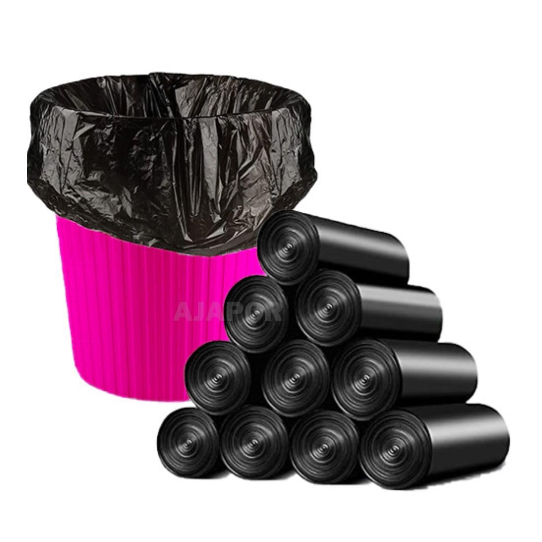 Small Garbage Bags 5 litre Capacity (43×48 cm / 17×19 inch) (90 Bags) (Pack Of 3) Biodegradable Food Waste Bag Extra Strong for Bathroom Bedroom Office Kitchen Trash Can-image-16