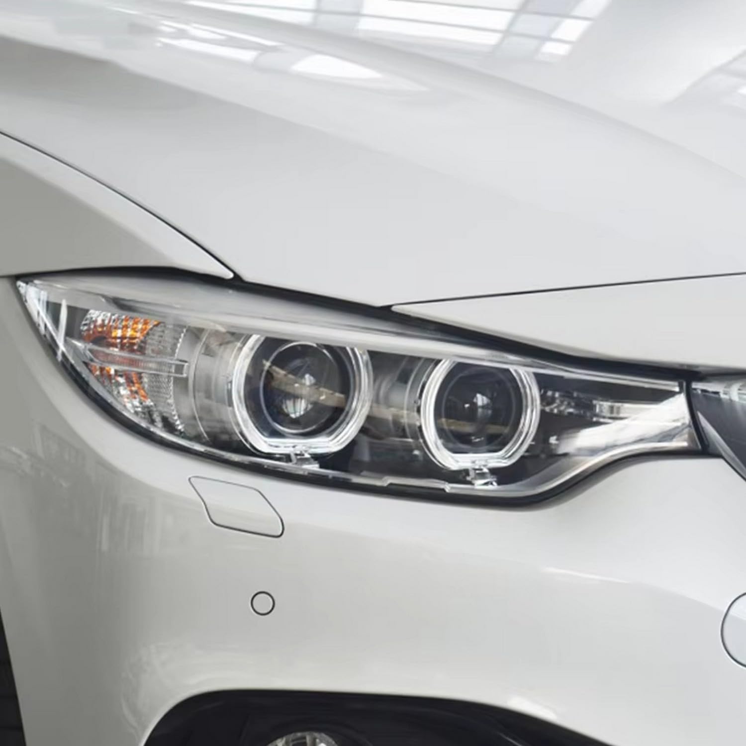 Film teinté noir pour phare de voiture pour trajets sur autoroute en BMW