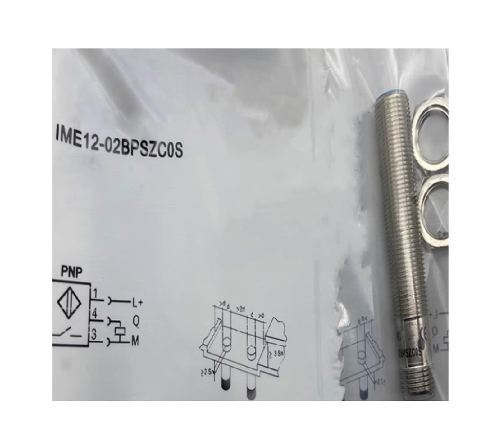 Capteur IME12-02BPSZC0S détection PNP étanche IP67 pour automate