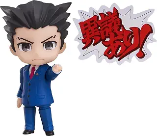 グッドスマイルカンパニー 逆転裁判 ねんどろいど 成歩堂龍一 プラスチック製 塗装済み可動フィギュア フル可動仕様 ノンスケール 専用台座付属 全高約100mm 再販