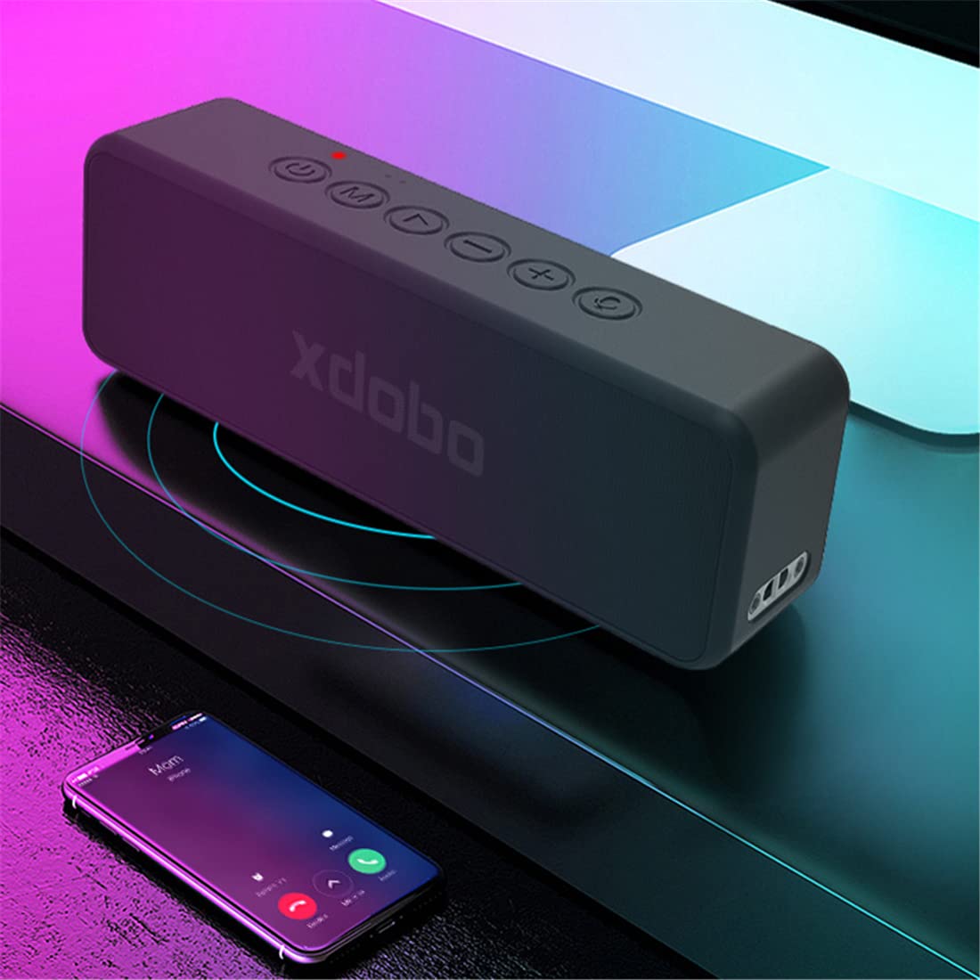 Altoparlante Bluetooth, Altoparlanti Wireless Portatili, Adattatore Audio Wireless HiFi, Stereo Forte, Basso in Piena Espansione, per Casa E Partito