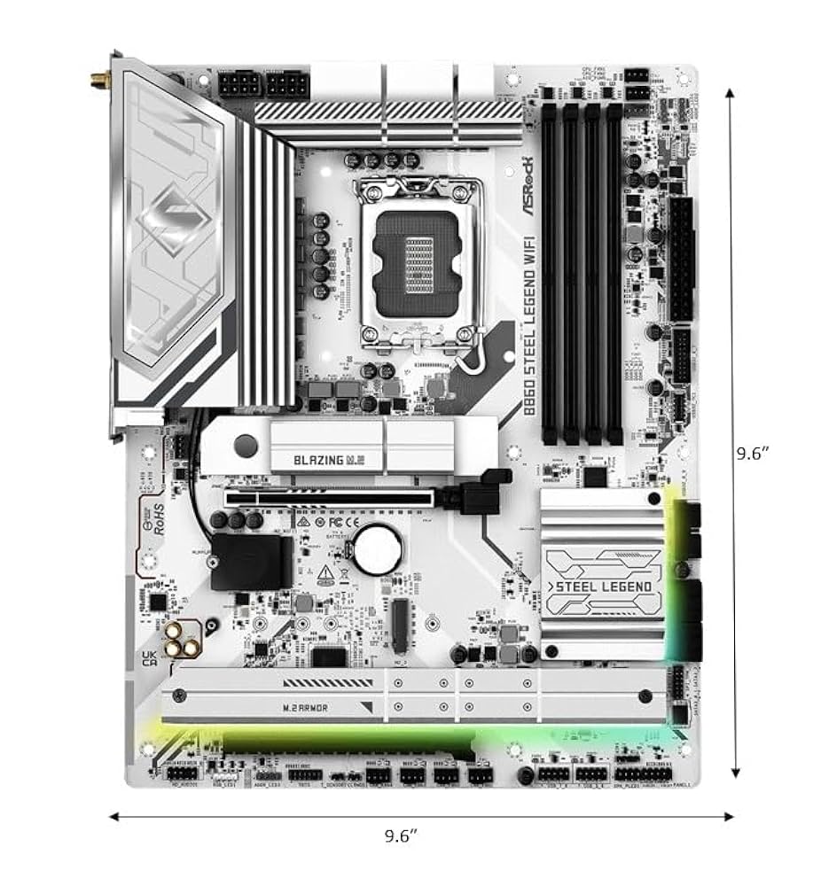 Amazon.co.jp: ASRock マザーボード B860 Steel Legend WiFi