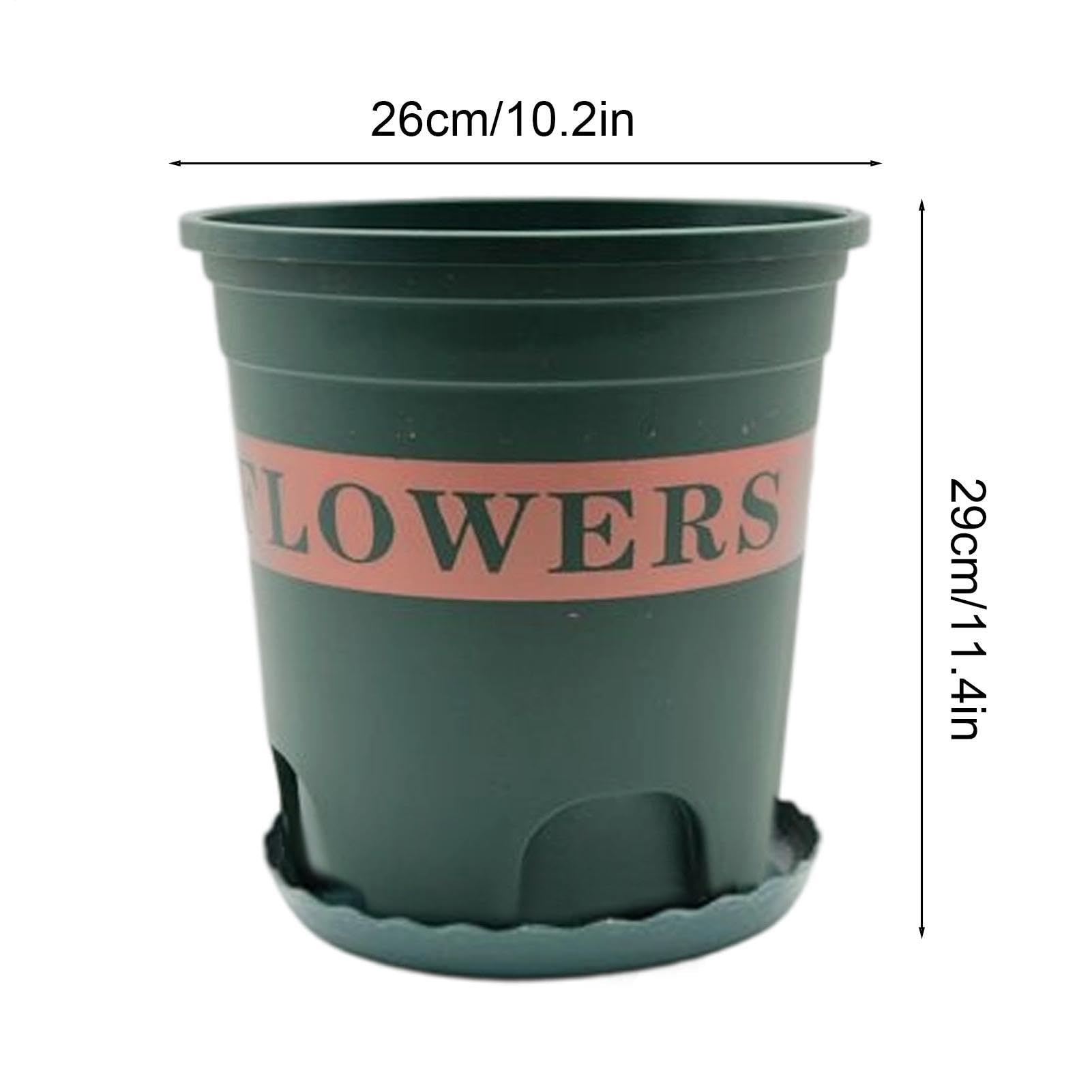 Generisch Pots de semis avec drainage - 5 pièces - Récipients de culture réutilisables - Accessoires de démarrage pour légumes - Pots de germes pour jardiniers, paysans, terrasses, serres, cours