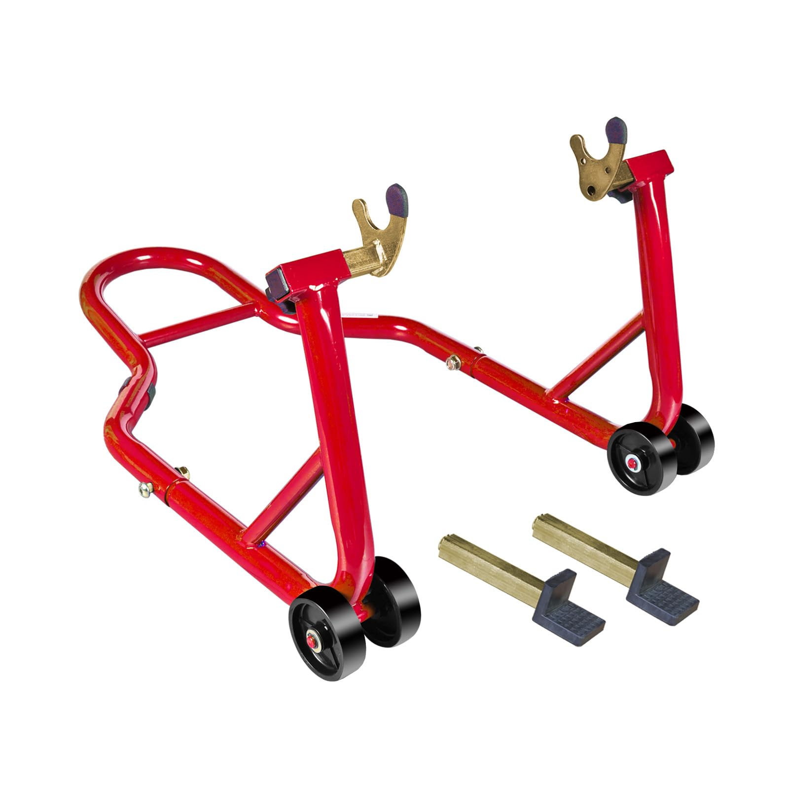 Motorcycle Stand 500Lbs Swingarm Spool Paddock Stand, Rear Combo