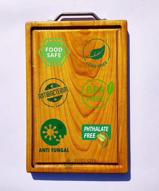 Image of Single Block Wood Chopping Board, Food Safe, Processed and Seasoned with Food Grade Mineral Oils