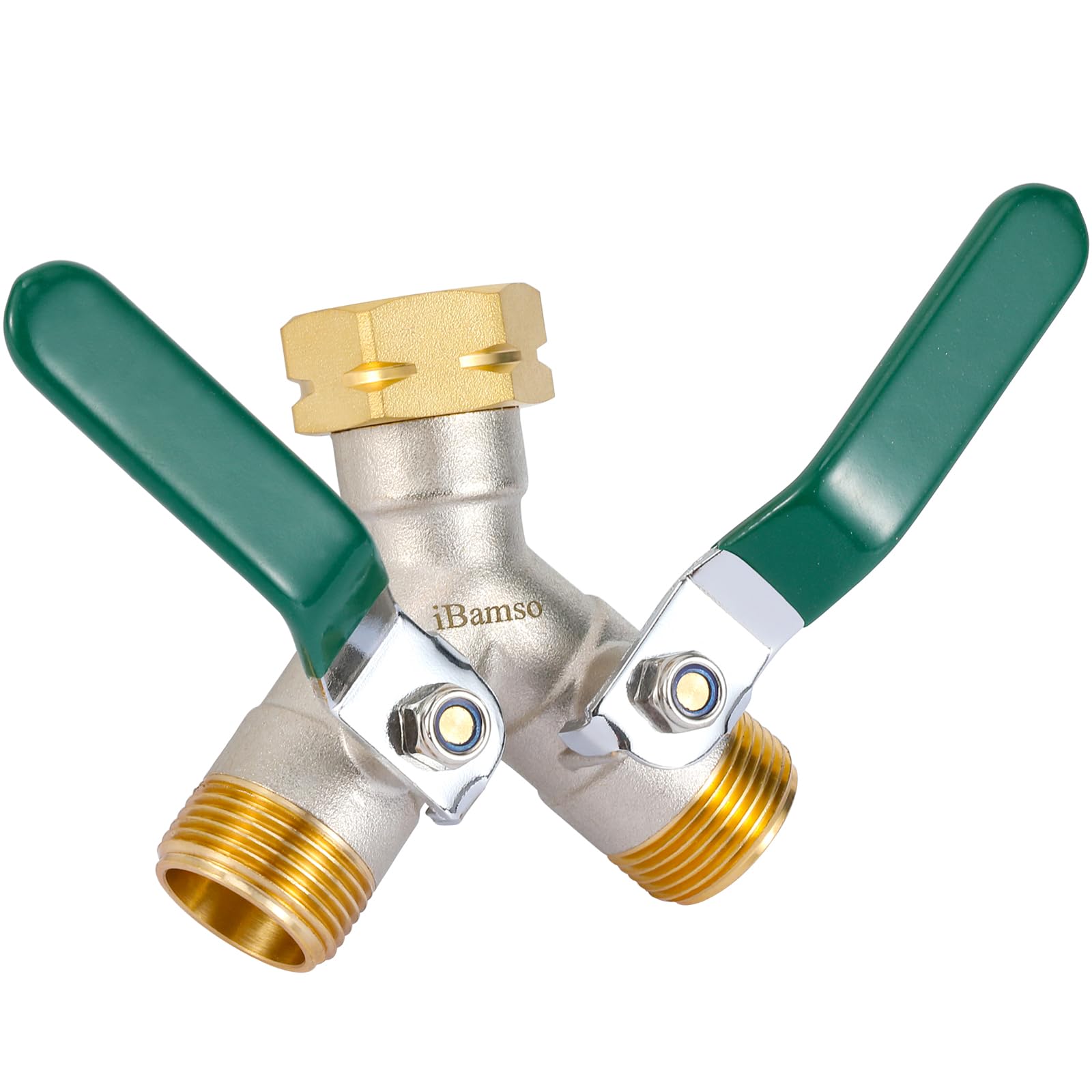 Raccord en Y pour tuyau d'arrosage en laiton durable de qualité supérieure 3/4"