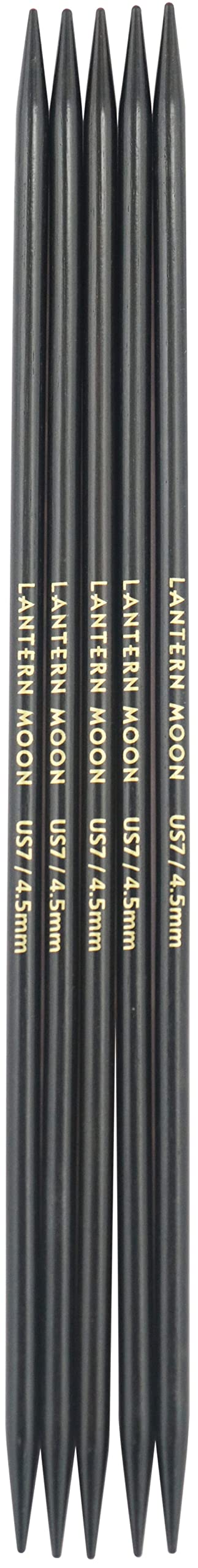Lantern Moon Ebony Double Pointed Needles 8"-Size 7/4.5mm
