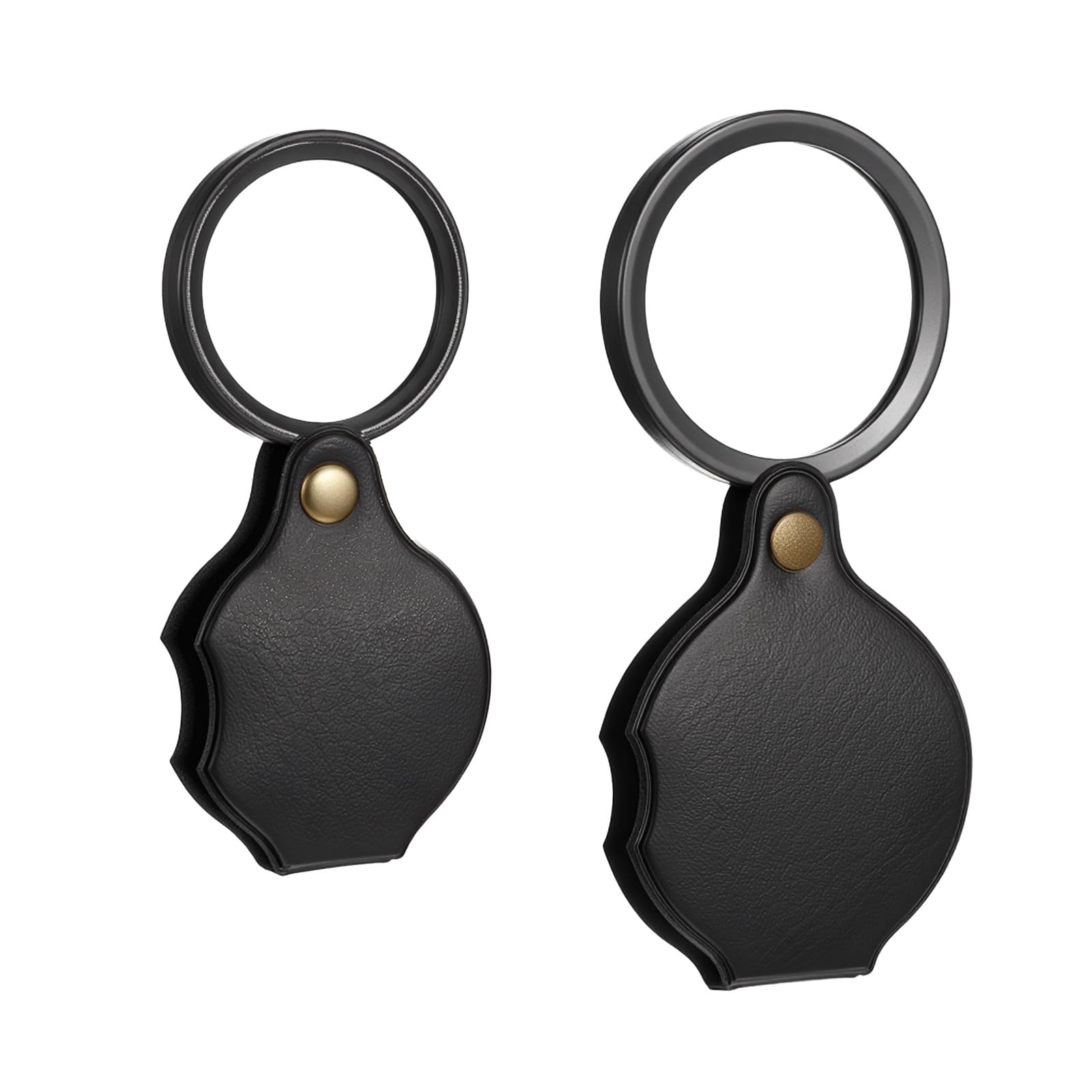 2pcs Pocket Magnifier 2pcs Rotating Folding High Definition Mini Portable Magnify Glass for Seniors, Students, Jewelry, Coins, and Exploration (10X/20X)