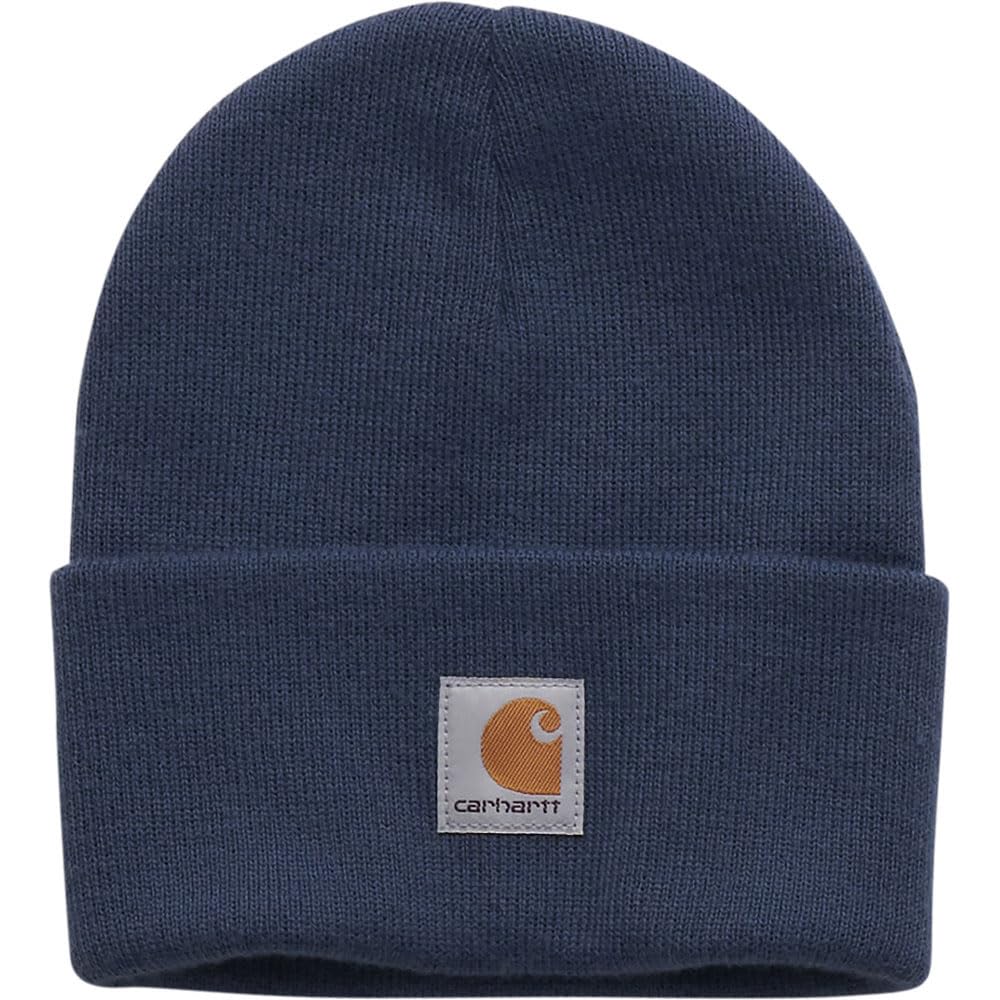 Carhartt Kid's CB9012 Knit Beanie - Unisex Toddler One Size Fits All Dark Denim