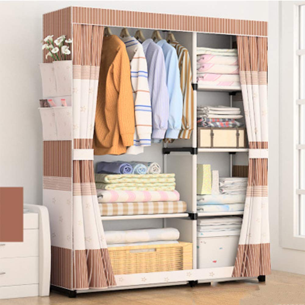 Armoire en tissu pliable pour ranger les vêtements encombrants avec penderie