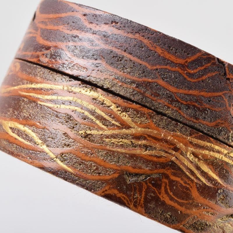 茶道具 宮下竹憲作 惺斎好写 波蒔絵 松皮丸香合 法谷