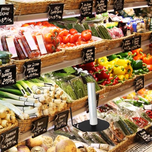 Soporte para bolsas de supermercado metálico con gran capacidad de carga 6