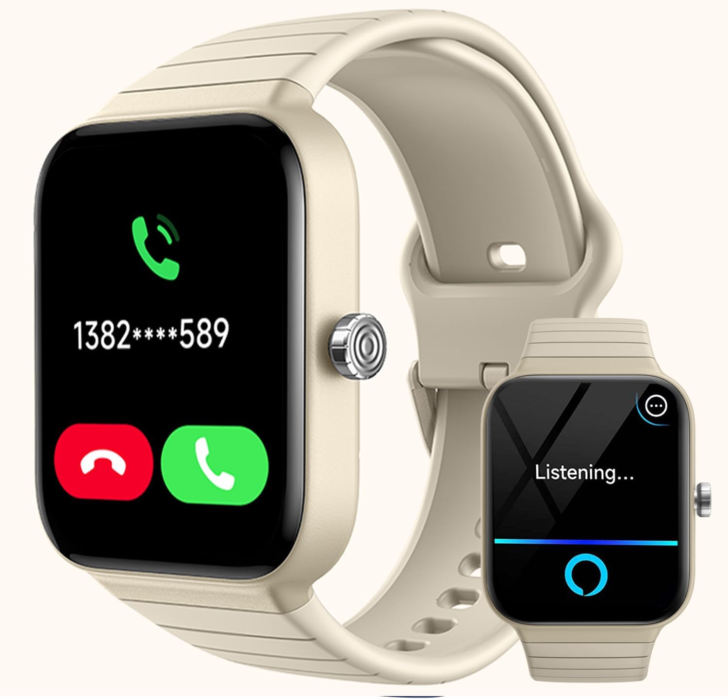 RIZAMZ Orologio intelligente per uomini e donne (rispondere/effettuare chiamate) – Alexa Built-in 1.8 Touch Screen Smartwatch – Orologio intelligente da uomo con cardiofrequenzimetro SpO2 e RIZAMZ Orologio intelligente per uomini e donne (rispondere/effettuare chiamate) – Alexa Built-in 1.8 Touch Screen Smartwatch – Orologio intelligente da uomo con cardiofrequenzimetro SpO2 e