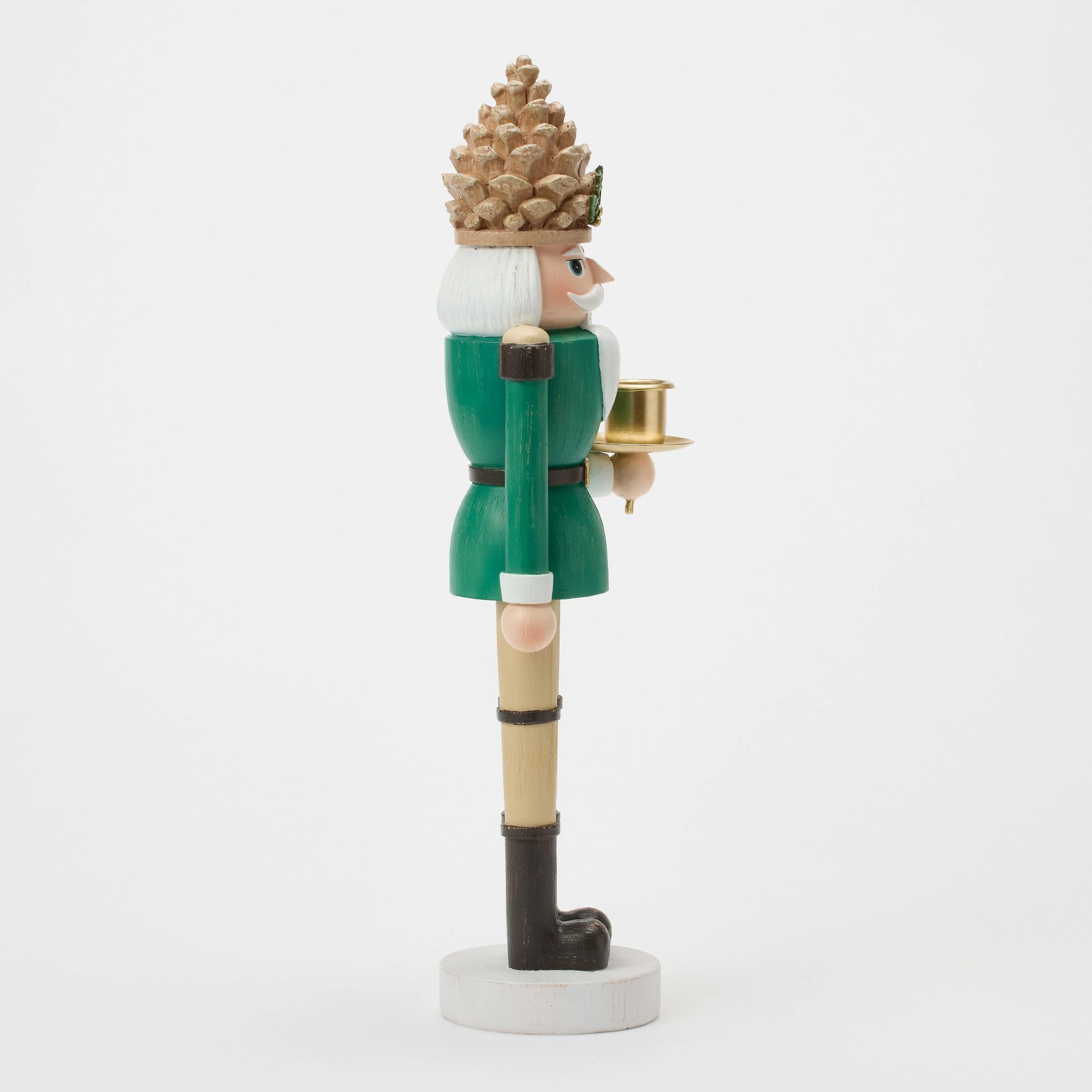 Department 56 Christmas Forest Favorites Bougeoir Casse-Noisette en Bois 36 cm