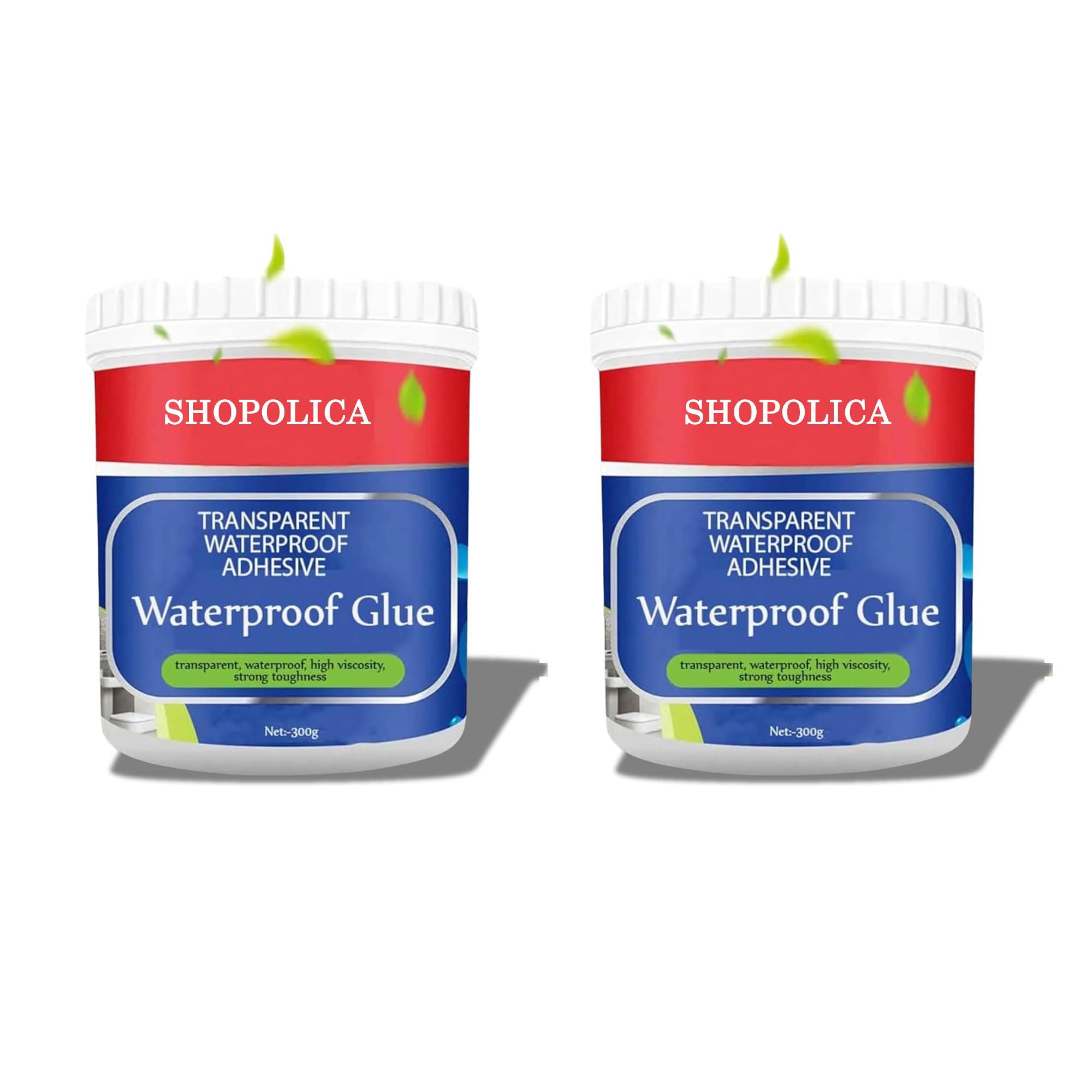 Crack Seal Glue 300gm with Brush Transparent Waterproof Glue for Roof Leakage Crack Seal Agent Roof Water Leakage Solution Water Proof Glue Transparent Glue Waterproofing for Pipe Wall Tiles Pack of 2 (B0DBVR5VT4) Amazon Price History, Amazon Price Tracker