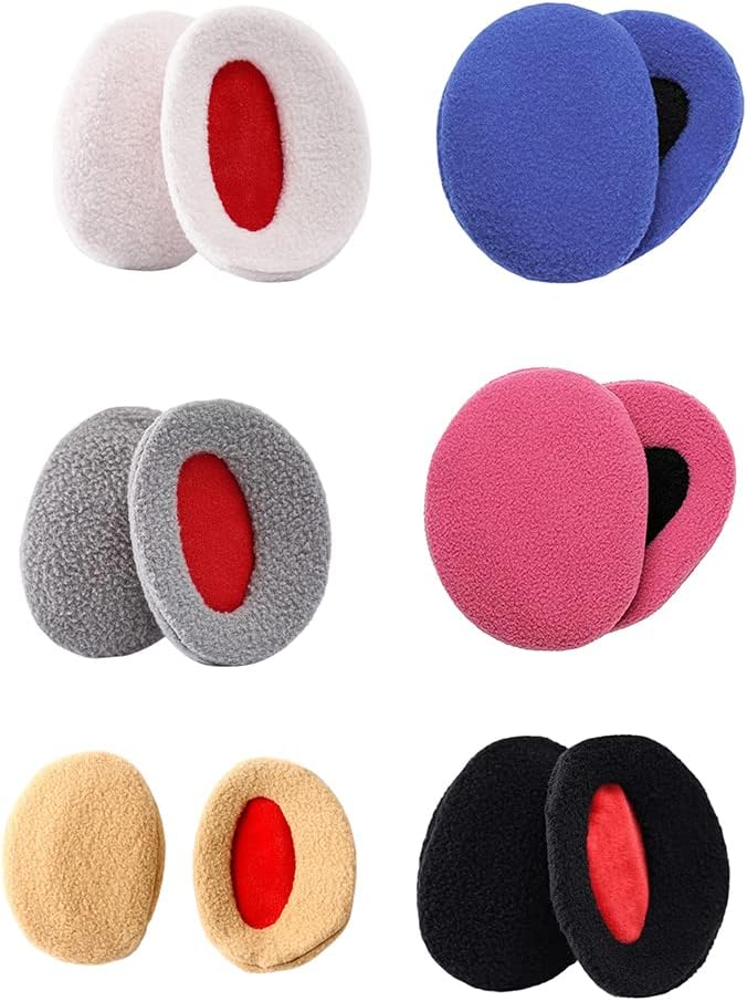 GOTOTOP Winter Ear Warmers Outdoor Bandless Warm and Windproof Ear Cover for Men and Women Size M (Khaki)