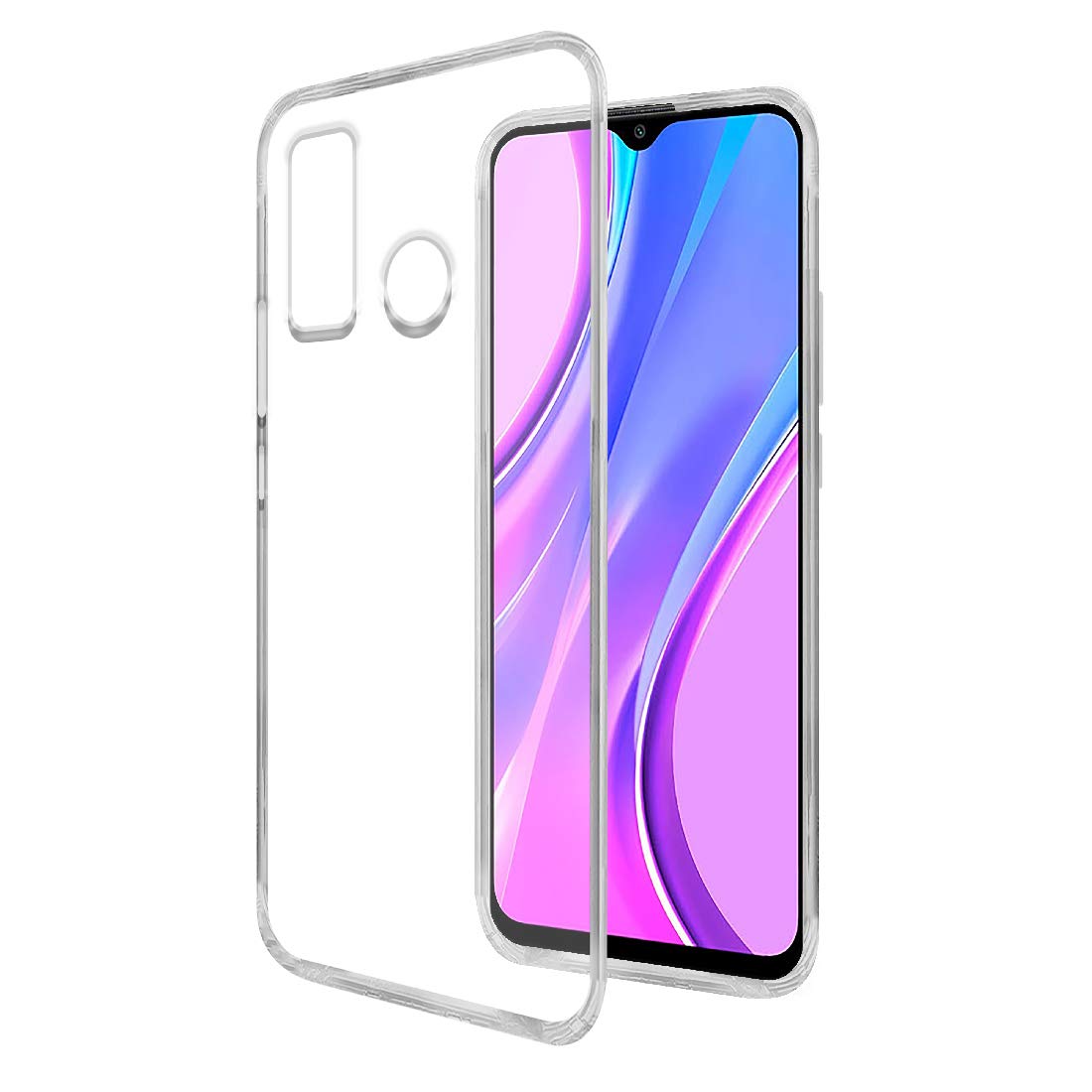 Amazon Brand - Solimo Silicone Mobile Cover for Oppo A53 (Soft & Shockproof Back Case with Inbuilt Cushioned Edges) Transparent (B08L3Q5YYW) Amazon Price History, Amazon Price Tracker
