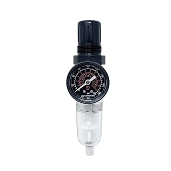 B07-202-A1KA Norgren B07 Series, Filter/Regulator, Relieving, with Gauge, auto Drain, 5 -Micron, 5 to 100 PSI Outlet Range, 1/