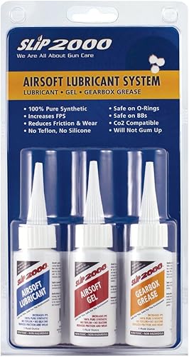 Slip2000 Lubricante sintético todo en uno Buddy Pack para pistolas Airsoft