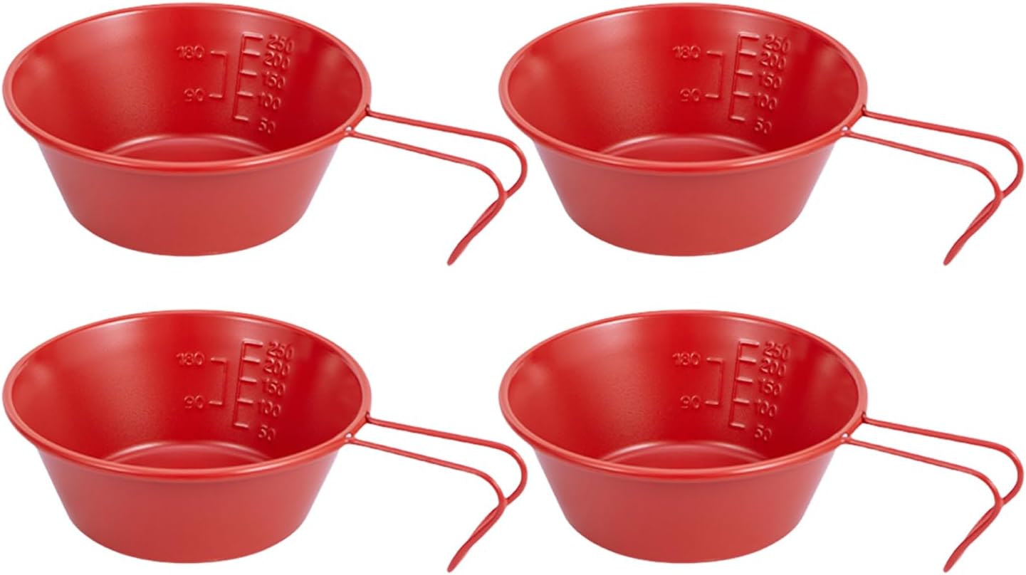 ZHAPEG Set Of 4 Stainless Steel Mixing Bowls with Folding Handle Nonstick Tableware for Outdoor Enthusiasts Kitchenwares ZHAPEG Set Of 4 Stainless Steel Mixing Bowls with Folding Handle Nonstick Tableware for Outdoor Enthusiasts Kitchenwares