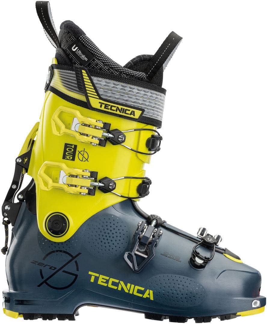 Moon Boot Tecnica Herren Zero G Tour Tourenstiefel, Dark avio-Yellow, 29.5