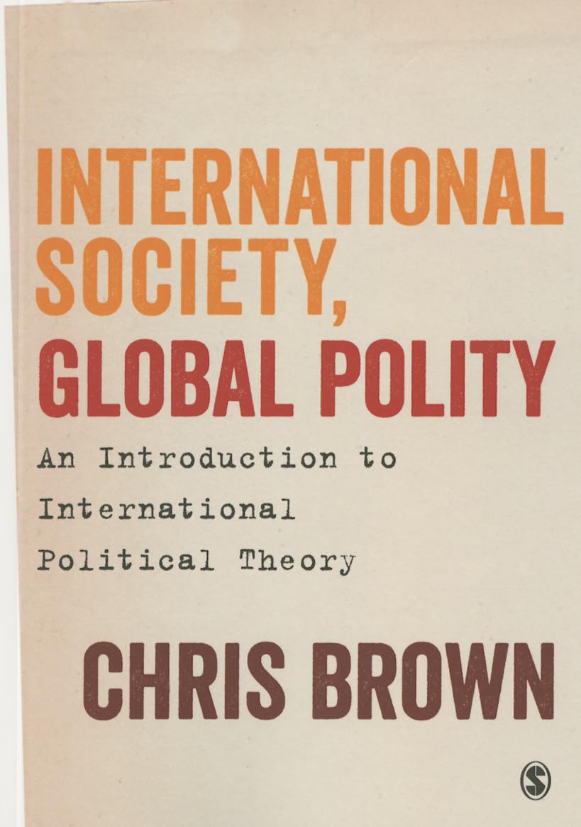 Buy International Society, Global Polity: An Introduction to International Political Theory — BookShops.in