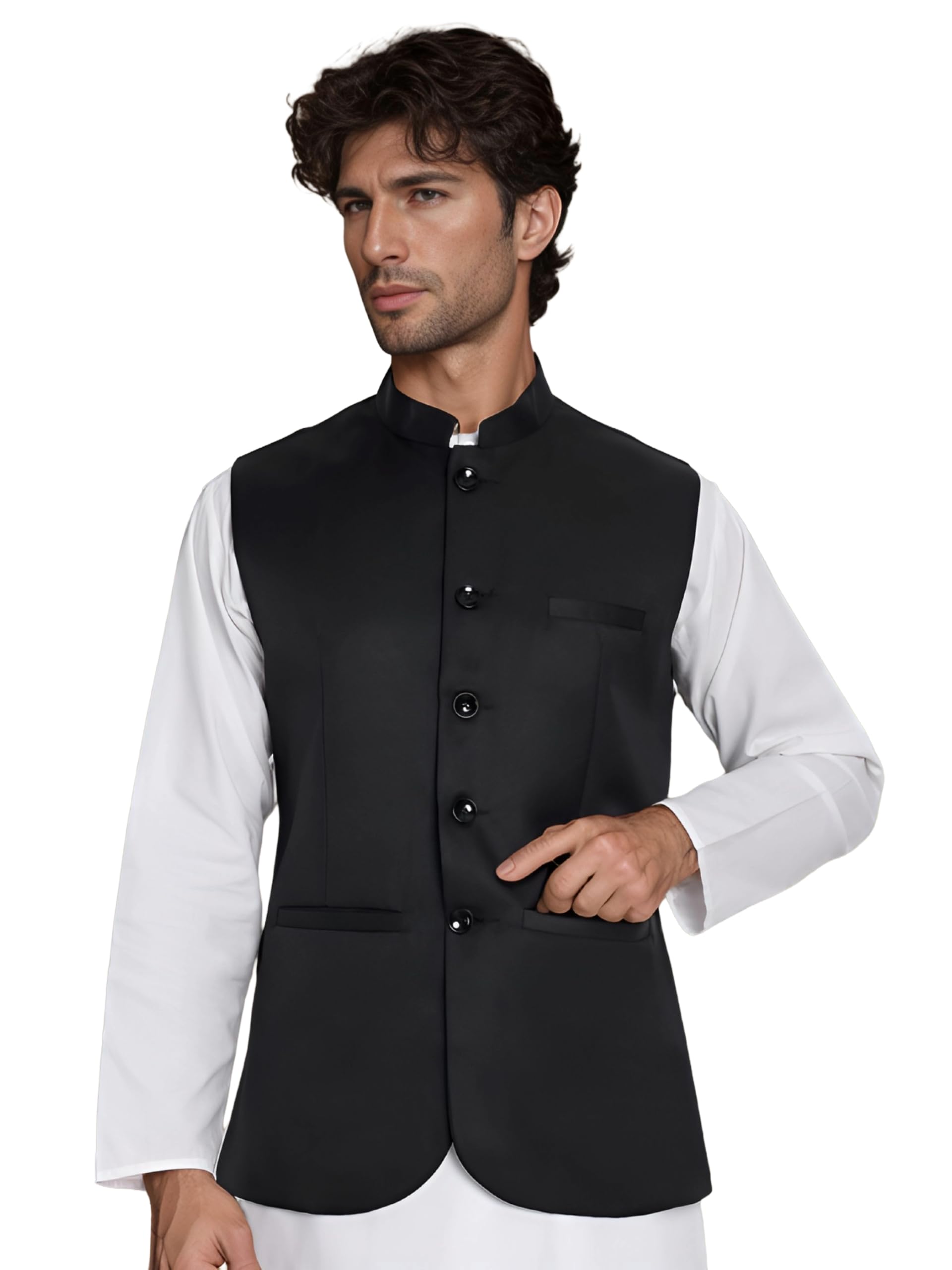 rocksy Bandi Modi Koti, Nehru Jacket for Men, Cotton Waistcoat for All Occasion: Diwali, Wedding, Ethnic, Office Party, Formal & casual Look-picture-13