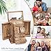 Yoimori Jewelry Box for Women, Rustic Wooden Jewelry Boxes & Organizers with Mirror & Drawers,6 Layer Jewelry Organizer Box for Rings Earrings Necklaces Bracelets (Carbonized Black)