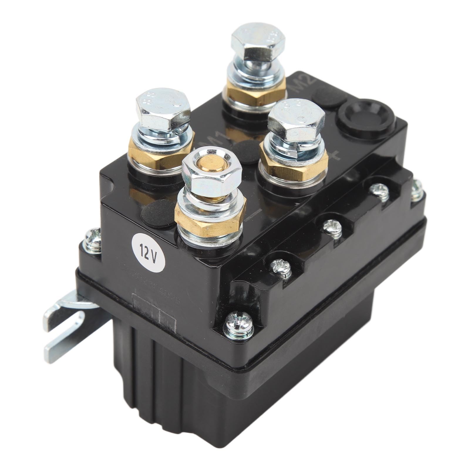 Relè Contattore Elettromagnetico per Verricello 12V 500A, Lega di Alluminio, Controllo Affidabile per Verricelli Fino a 15.000 Libbre, Ideale per Pompa Idraulica del Rimorchio SUV ATV UTV