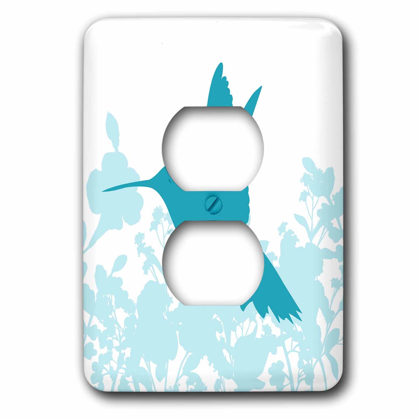 Colibri Garden cache-prise bleu pour masquer les défauts de peinture murale