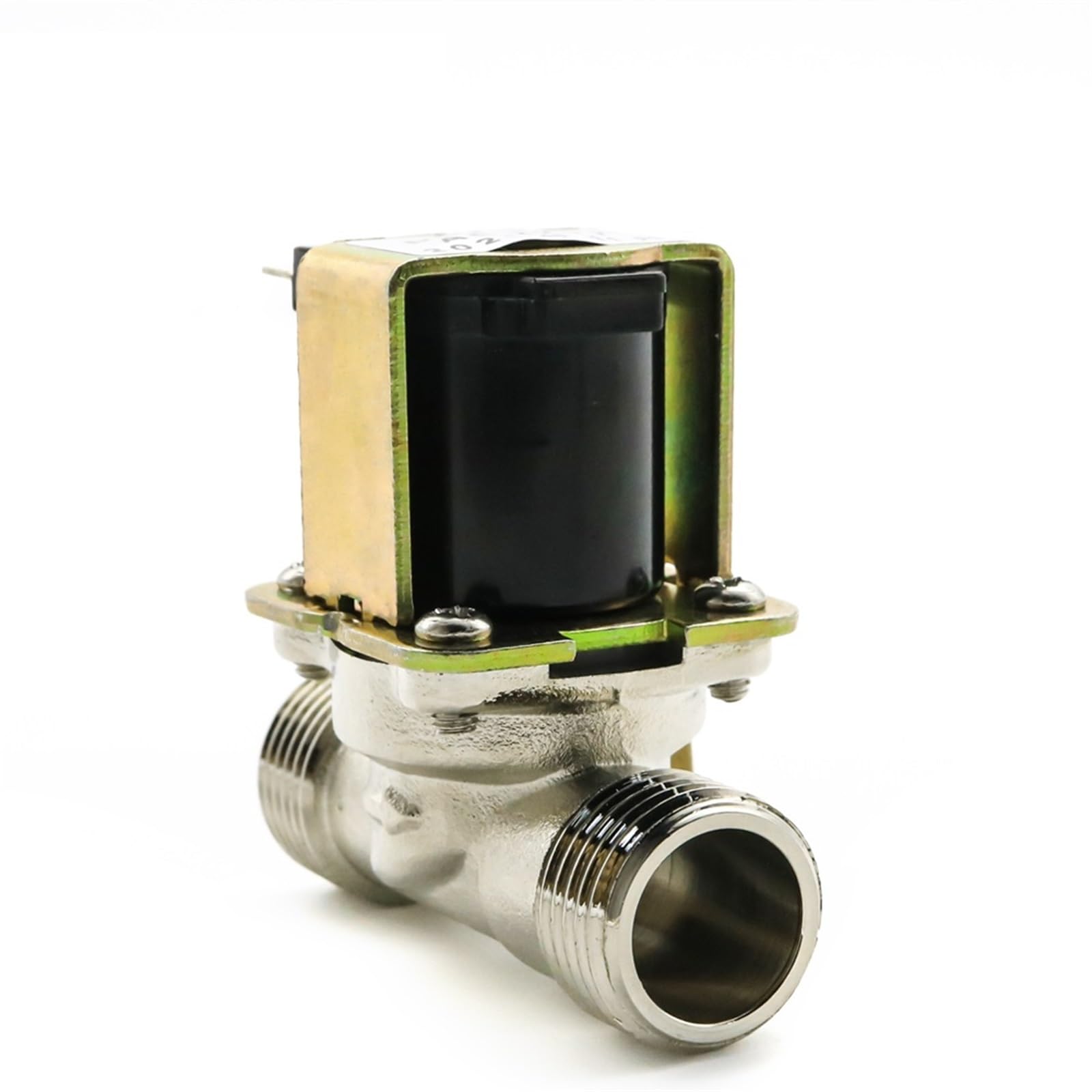 G1/2 "Mosiądz Elektryczny zawór elektromagnetyczny N/C 12v 24v 220v G3/4'' przełącznik przepływu powietrza wlot wody do słonecznego zaworu podgrzewacza wody (220 V, 3/4 cala)