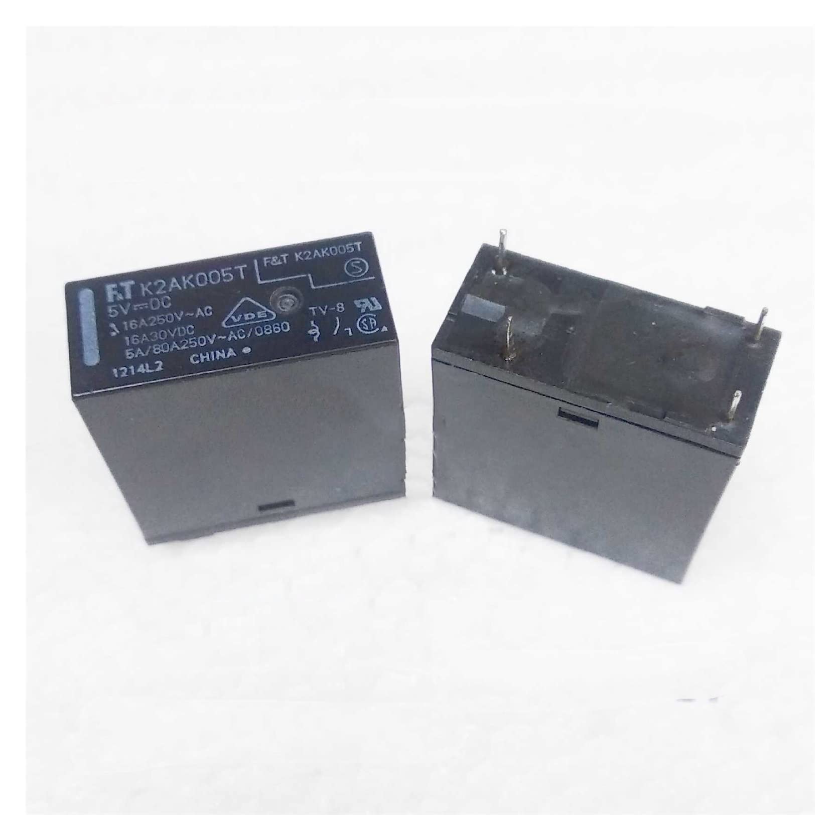 ASRTD 10pcs/lot Relay K2AK005T 5VDC K2AK012T 12VDC K2AK024T 24VDC H2AL005T 5V H2AL012T 12V H2AL024T 24V 4PIN 16A (Size : H2AL012T 12VDC)