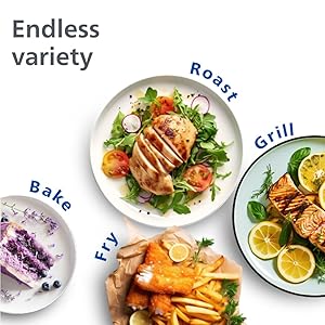Philips Dual Basket Air Fryer 3000 Series, 8-in-1 functions, 9.5 Quarts, 2 Drawers, Auto-sync Cooking Time, 90% Less Fat, Rapid Air Technology, HomeID Recipe App, Dishwasher Safe, Black, (NA350/00)