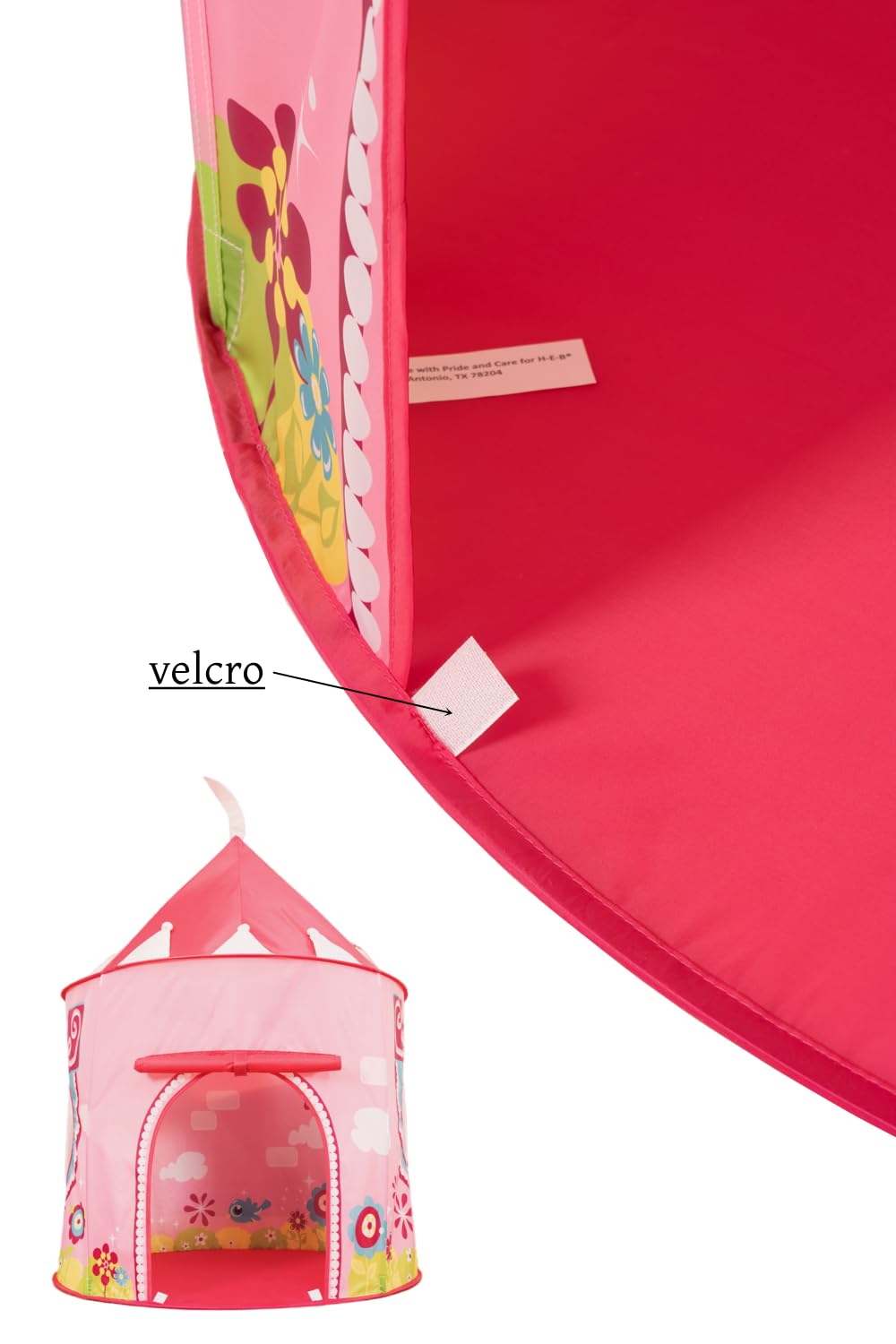 Plegable para niños, Carpa de Juegos para niños, Tienda de bebé para Interior y Exterior, casa de Juegos de yurtas para Guardar Juguetes, con Bolsa de Transporte (Jardín Rosa)