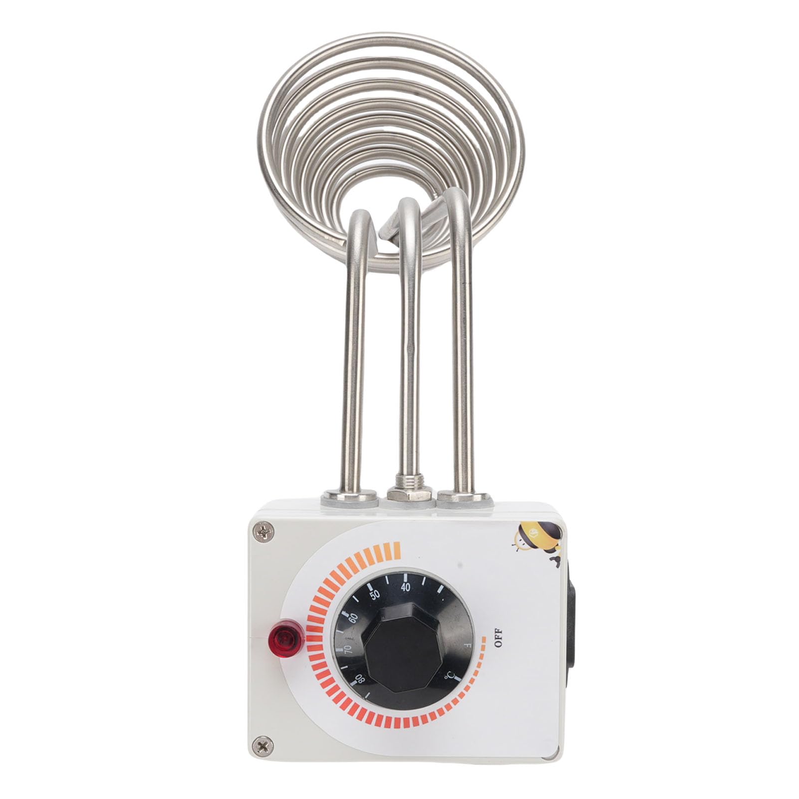 Qcwwy Herramientas de Apicultura Calentador de Fusión de Miel con Termostato Ajustable de 40 a 80 °C para Equipos de Apicultura Procesamiento de Extracción de Miel Filtrado Solidificada 550 W Acero
