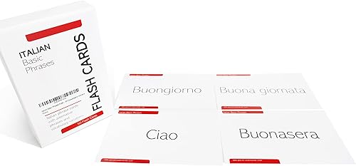 Miniatura 2 de Pat's Flash Cards 50 tarjetas flash de frases básicas italianas con variaciones de conversación