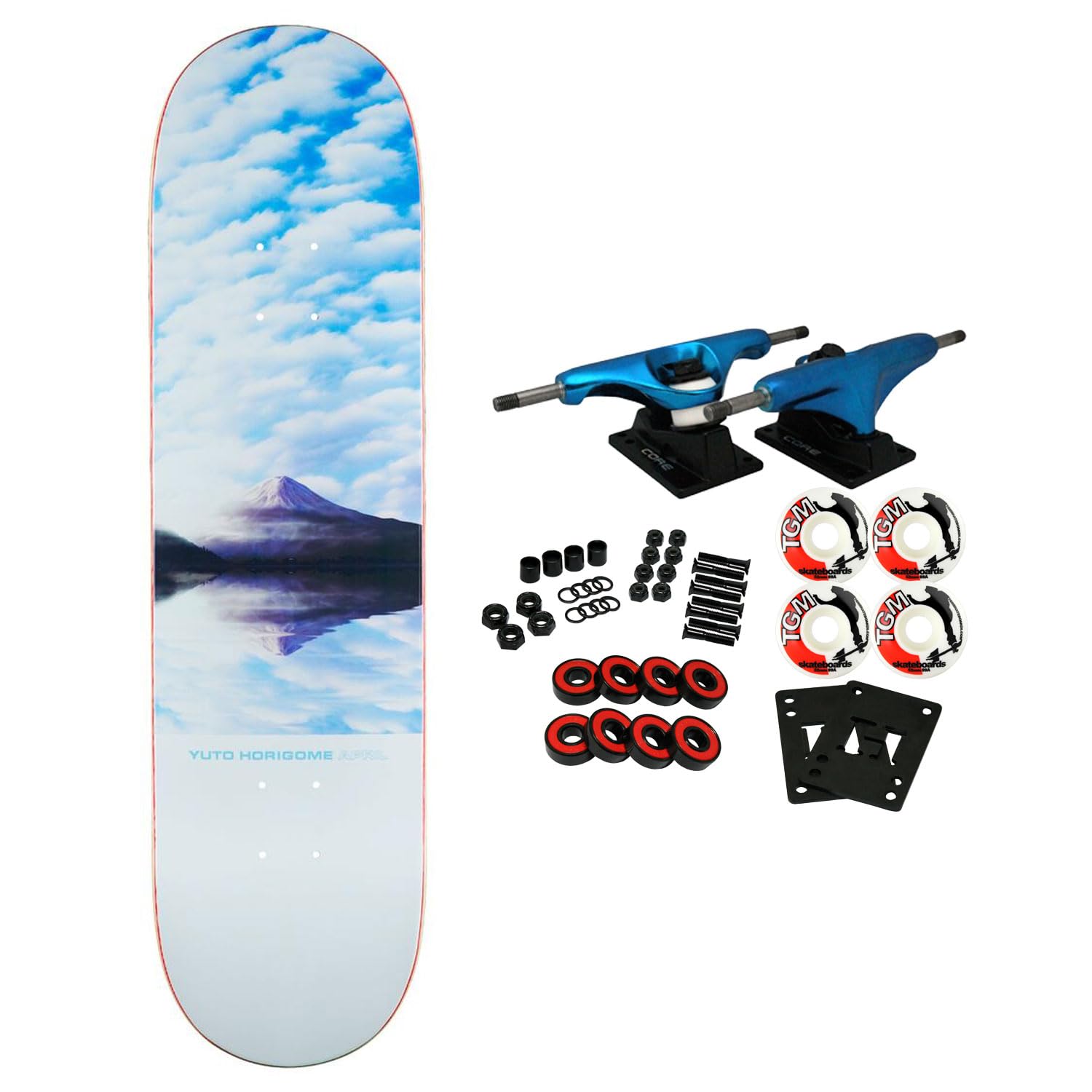 Maple Wood Skateboard Bundle Fuji 2 Deck - 8 X 31.91 With Jessup